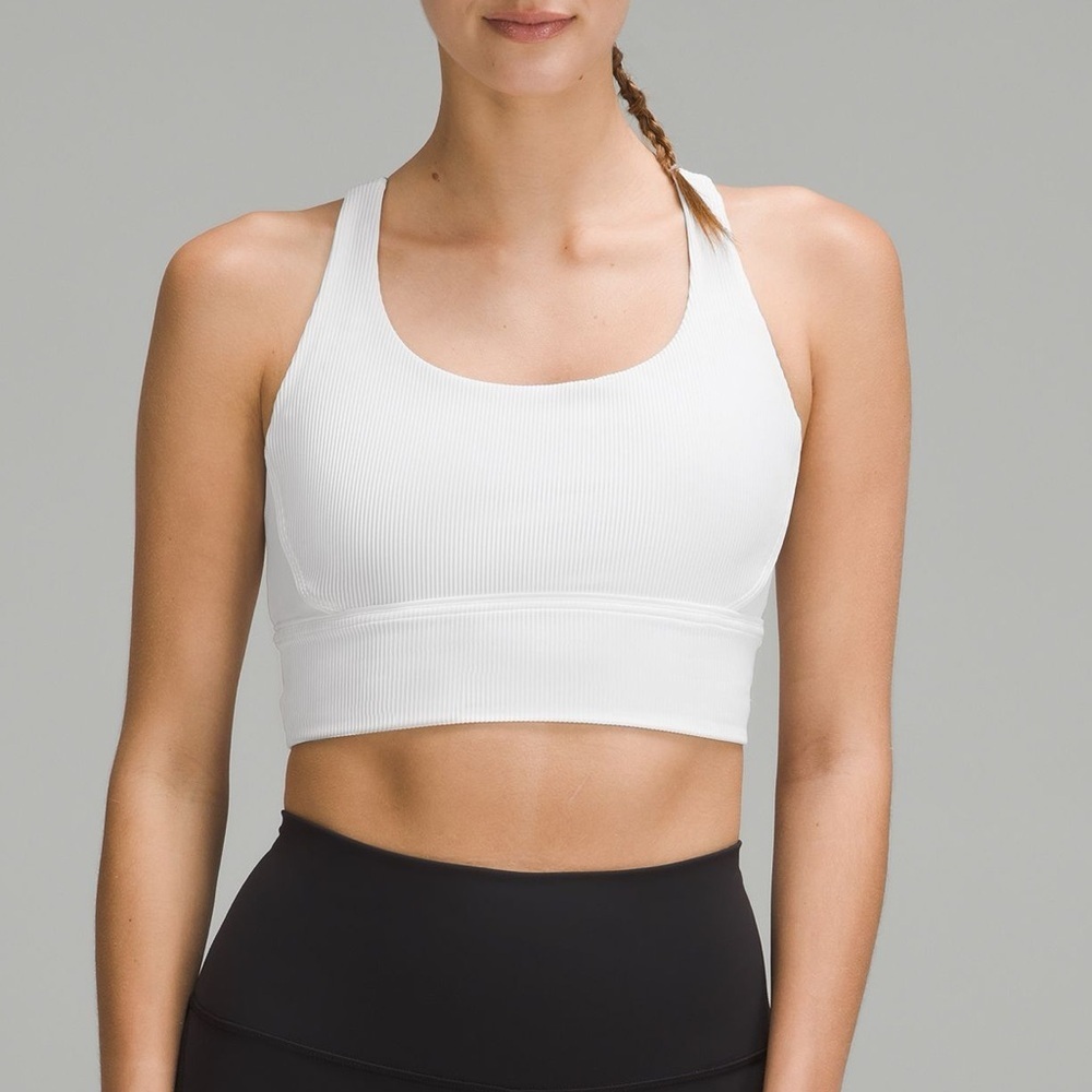 Lululemon Energy Longline Bra Ribbed Luxtreme SZ 8